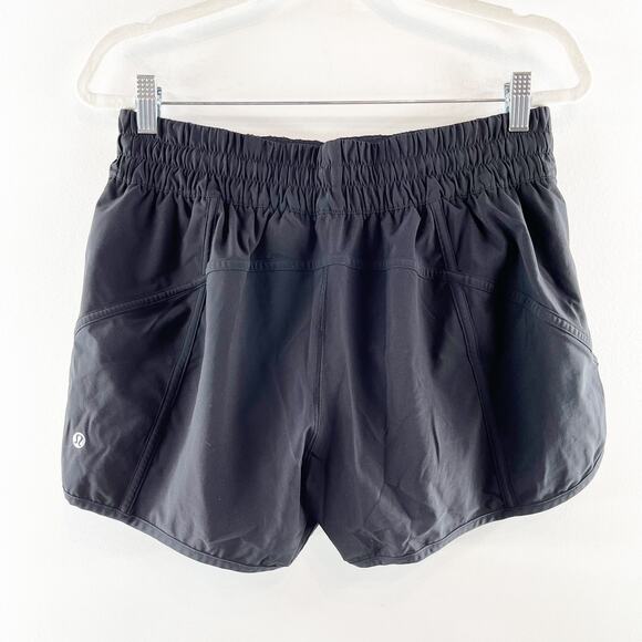 Lululemon Tracker Lined Running Shorts V 4" Black 12 - Picture 5 of 5